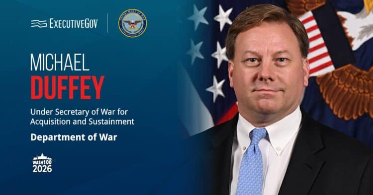 Michael Duffey. The DOW A&S head signed a revised policy on the survivability of CBRN mission-critical defense systems.