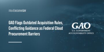 GAO logo. The Government Accountability Office has called for updates to outdated rules affecting cloud service acquisitions.