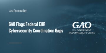 GAO logo. The watchdog has called for stronger cybersecurity oversight of the federal EHR system.