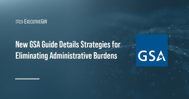 GSA logo. GSA released the Federal Elimination, Optimization and Automation Playbook.