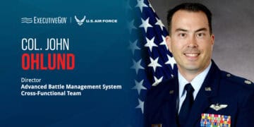 John Ohlund. The Air Force colonel and director of ABMS CFT discussed the integration of AI into battle management.
