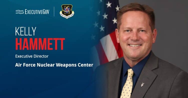 Kelly Hammett. The Air Force Nuclear Weapons Center has appointed Kelly Hammett as executive director.