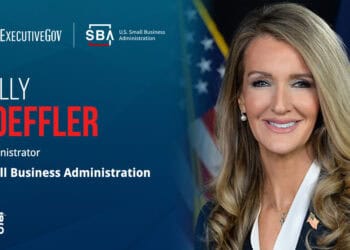 Kelly Loeffler. The SBA Administrator commented on foreign manufacturers disguising their products as American-made.