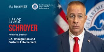 Lance Schroyer. The senior adviser to the secretary of DHS has been nominated to serve as director of ICE.
