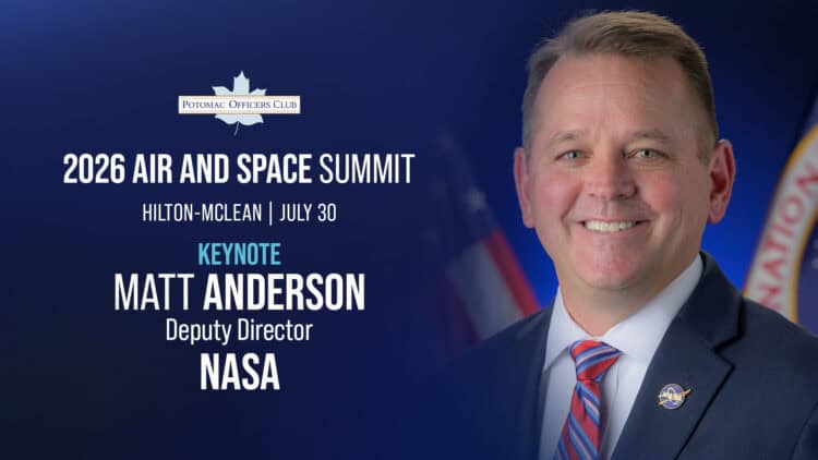NASA Deputy Administrator Matt Anderson to Keynote 2026 Air and Space Summit Executive Gov Matt Anderson. Anderson, NASA’s deputy administrator, will deliver his keynote at the 2026 Air and Space Summit