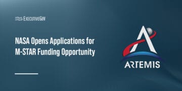 NASA Opens Applications for M-STAR Funding Opportunity Executive Gov Artemis logo. NASA has begun accepting applications for the M-STAR program.
