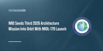 NRO Sends Third 2026 Architecture Mission Into Orbit With NROL-179 Launch Executive Gov National Reconnaissance Office logo. The NRO has launched NROL-179 in support of its proliferated architecture initiative.