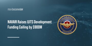 Naval Air Systems Command logo. NAVAIR has increased the budget ceiling for the Undergraduate Jet Training System program.