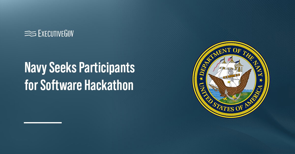 Navy Seeks Participants for Software Hackathon Executive Gov Department of the Navy seal. DON has called on technical professionals to participate in a software hackathon in San Diego.