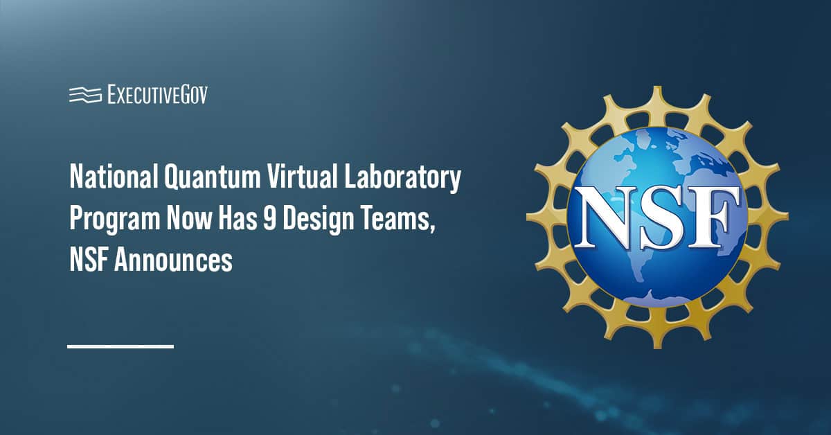 National Science Foundation logo. The federal agency added five more projects to for the quantum virtual laboratory program.