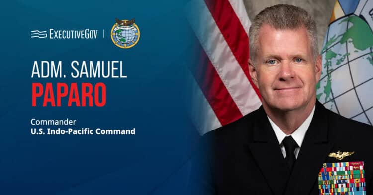 USINDOPACOM Chief Adm. Samuel Paparo Makes Case for 2027 Budget, Cites Chinese Military Woes Executive Gov Samuel Paparo. The USINDOPACOM Commander stressed the need for increased military preparedness against China.
