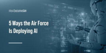 AI. The Air Force is experimenting with AI for combat, cyber defense, and logistics and personnel management