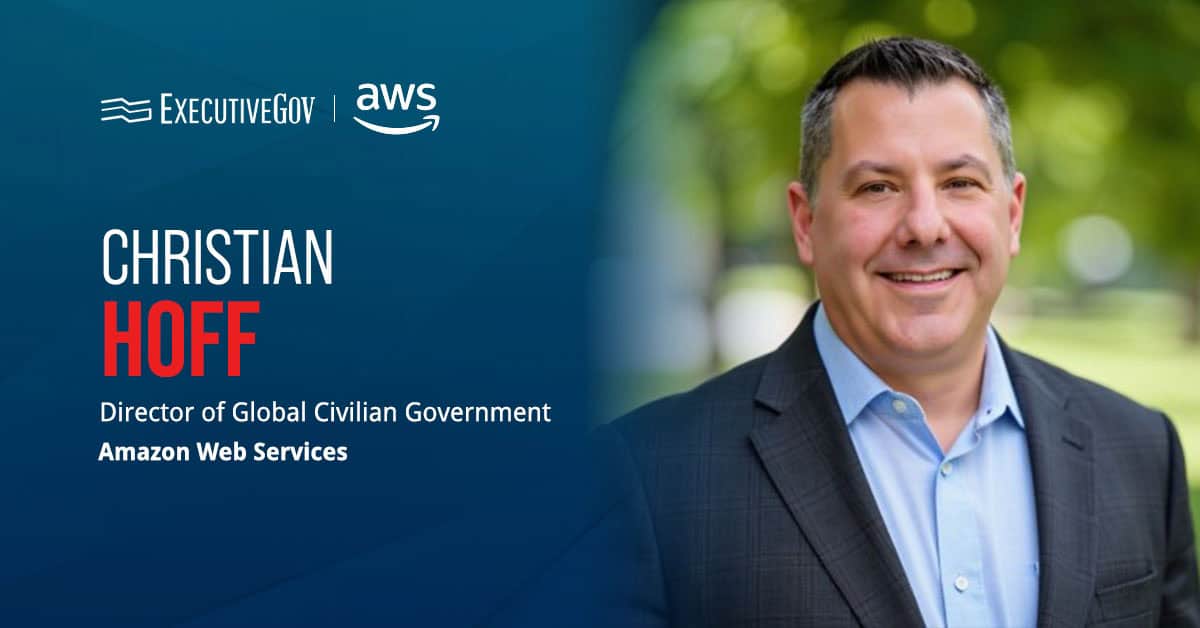 Christian Hoff. The AWS executive commented on the partnership with Brookhaven National Laboratory to advance GridSearch.