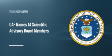 DAF Names 14 Scientific Advisory Board Members Executive Gov DAF logo. DAF appointed 14 members to its Scientific Advisory Board to advise senior leaders on science and technology.