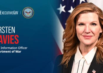 Kirsten Davies. DOW CIO Kirsten Davies discussed the launch of the Cyber Apprenticeship Program.