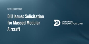DIU logo. The Defense Innovation Unit has issued a notice seeking proposals for a new cost-effective massed modular aircraft.