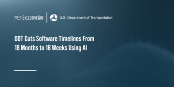 DOT logo. DOT has reportedly used AI to compress software development from 18 months to 18 weeks.