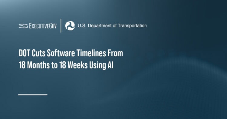 DOT logo. DOT has reportedly used AI to compress software development from 18 months to 18 weeks.
