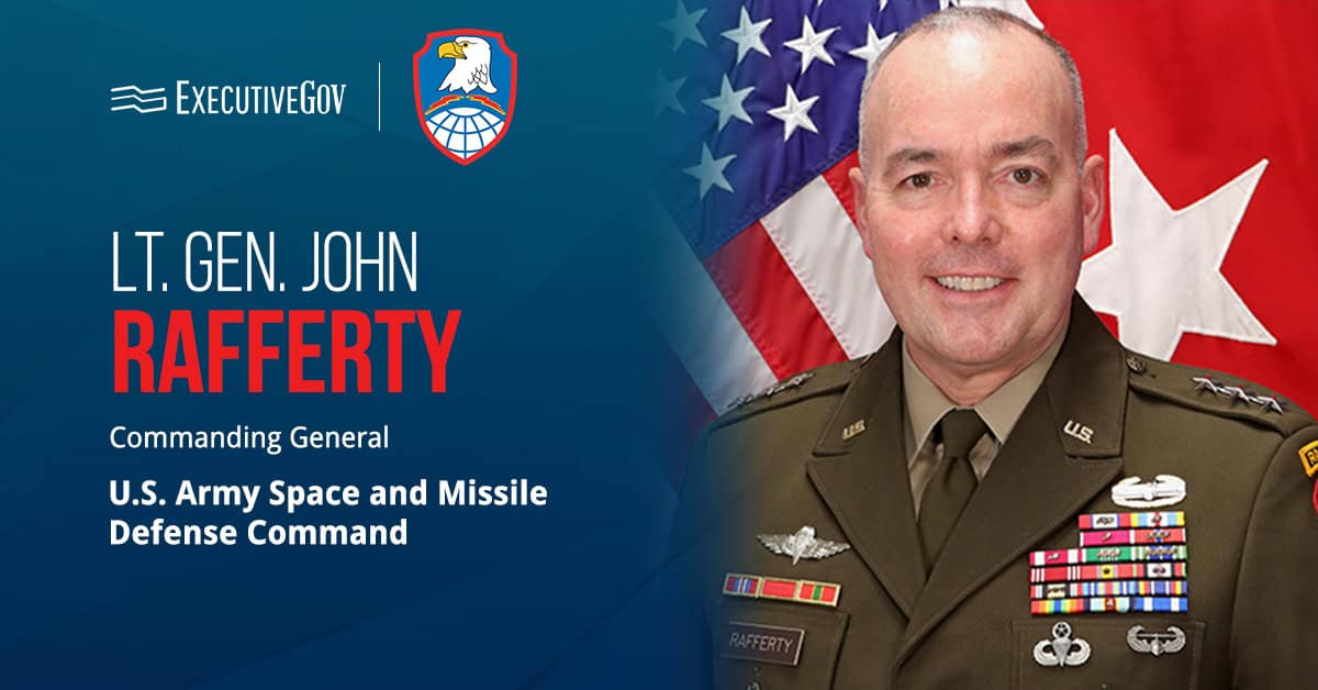 Army Creates New Operations Branch to Deliver Space-Based Effects Executive Gov Lt. Gen. John Rafferty, commanding general of U.S. Army Space and Missile Defense Command. Rafferty commented about the new Army Space Operations Branch