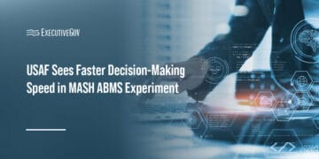 USAF Sees Faster Decision-Making Speed in MASH ABMS Experiment Executive Gov ABMS. The USAF observed faster decision-making and better human-machine teaming capability during a recent battle management experiment.