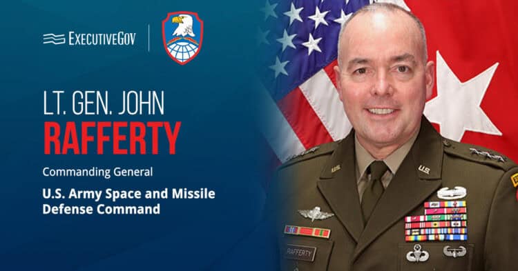 Army Creates New Operations Branch to Deliver Space-Based Effects Executive Gov Lt. Gen. John Rafferty, commanding general of U.S. Army Space and Missile Defense Command. Rafferty commented about the new Army Space Operations Branch.