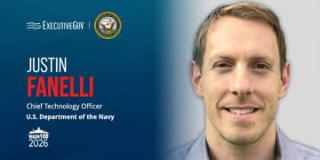 Justin Fanelli. The Navy CTO discussed the Department of the Navy's AI Efficiency Challenge.