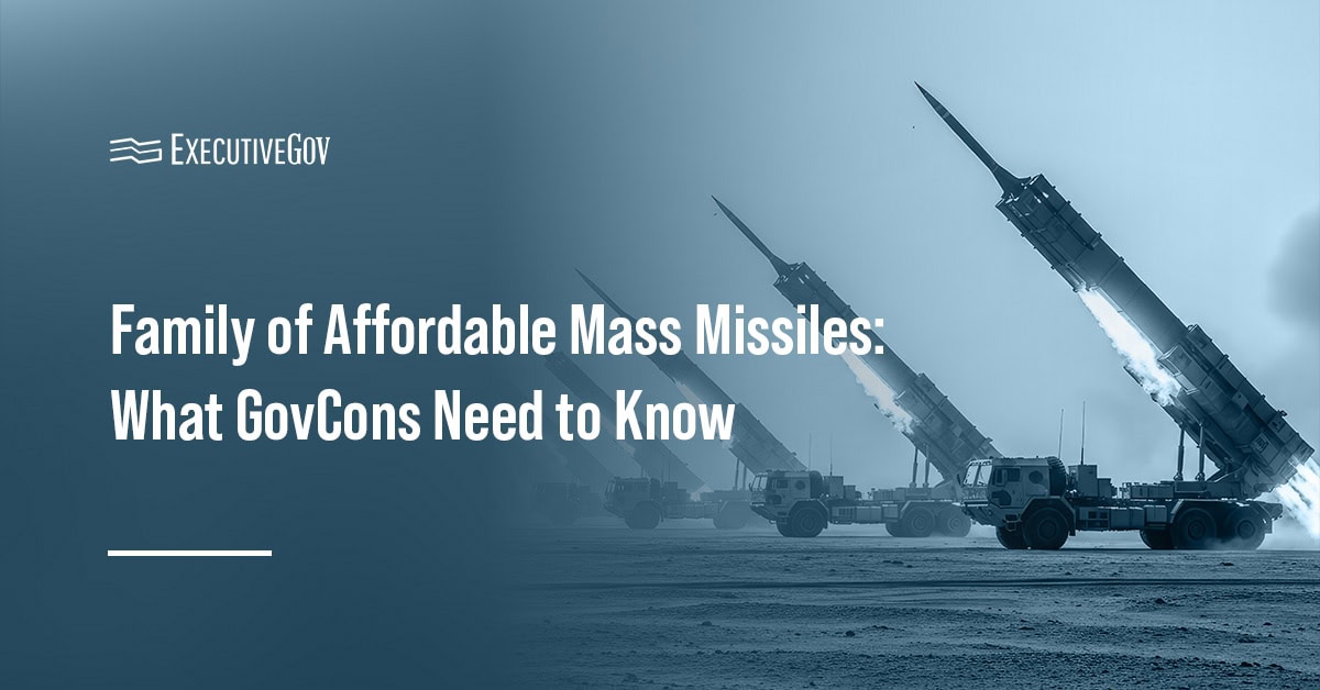Missiles. The Family of Affordable Mass Munitions is an Air Force program designed to produce cheap, standoff cruise missiles