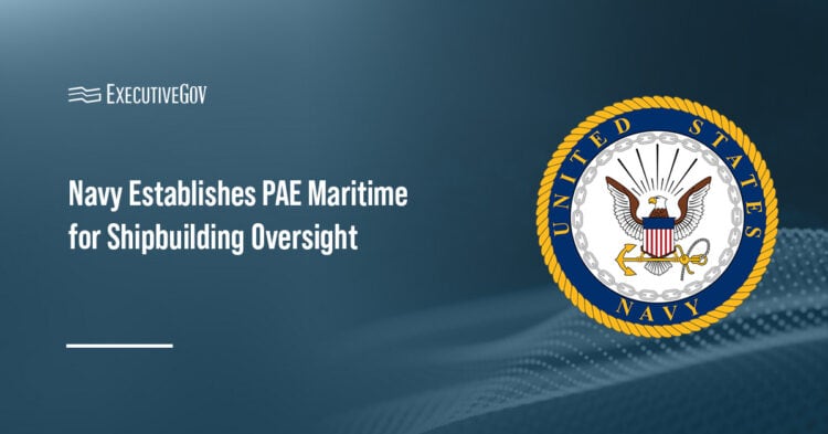 U.S. Navy seal. The U.S. Navy's new PAE Maritime organization has reached initial operational capability.