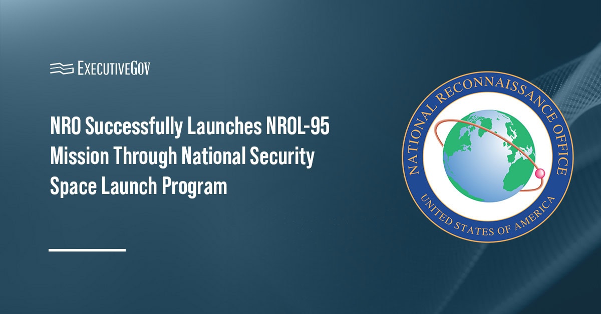 National Reconnaissance Office. The agency has launched its NROL-95 satellite mission using the SpaceX Falcon rocket.