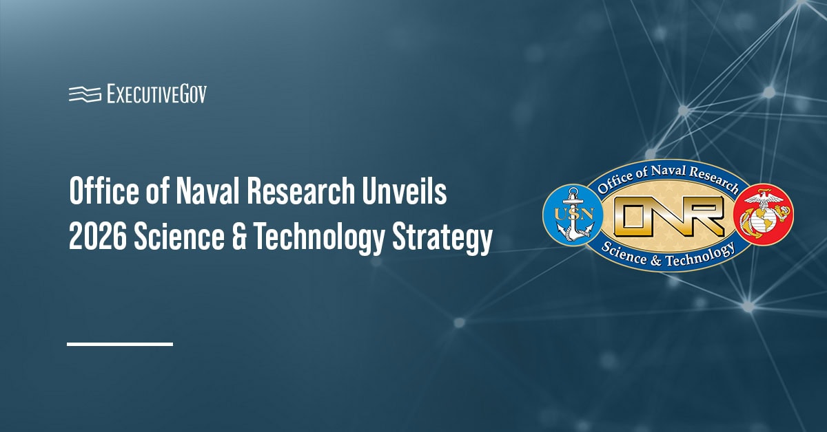 Office of Naval Research seal. ONR has introduced its 2026 science and technology strategy.
