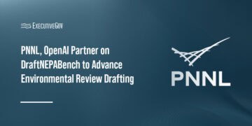 Pacific Northwest National Laboratory logo. PNNL and OpenAI have partnered on the DraftNEPABench project.