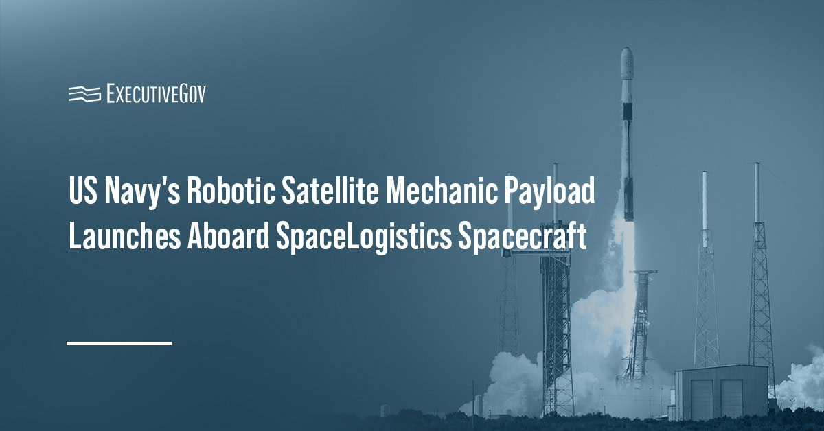 Rocket launch. The NRL's Robotic Servicing of Geosynchronous Satellites payload has been launched into orbit.