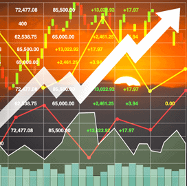 Midweek Gains Led GovCon Index Growth Last Week Executive Gov Growth arrow up and graph data presentation_272x270