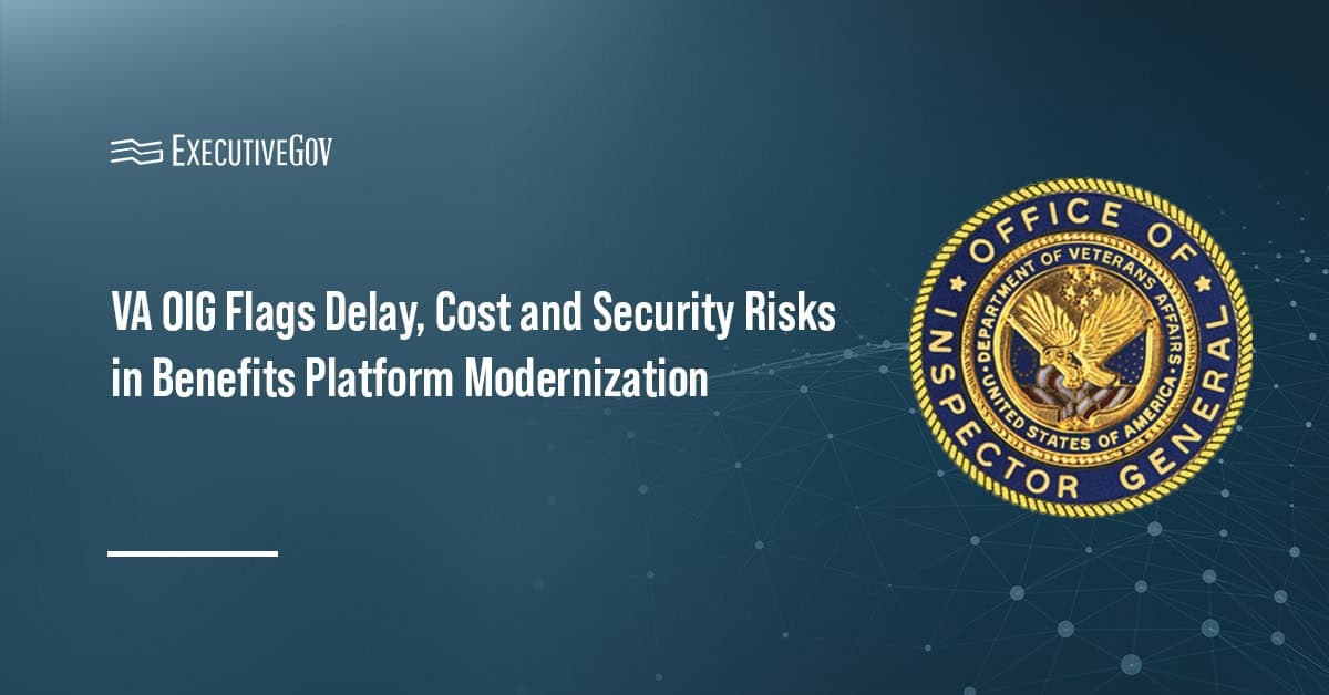 VA OIG logo. A VA OIG audit identified scheduling, cost estimating and security assessment gaps in the OIT's BEP modernization.