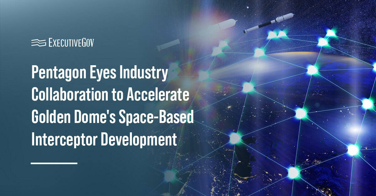 Pentagon Eyes Industry Collaboration to Accelerate Golden Dome's Space-Based Interceptor Development Executive Gov Satellite constellation. The DOD is in talks with various companies about potential involvement in Golden Dome.