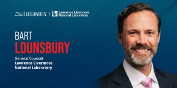 Bart Lounsbury. Lounsbury has been named general counsel of Lawrence Livermore National Laboratory.