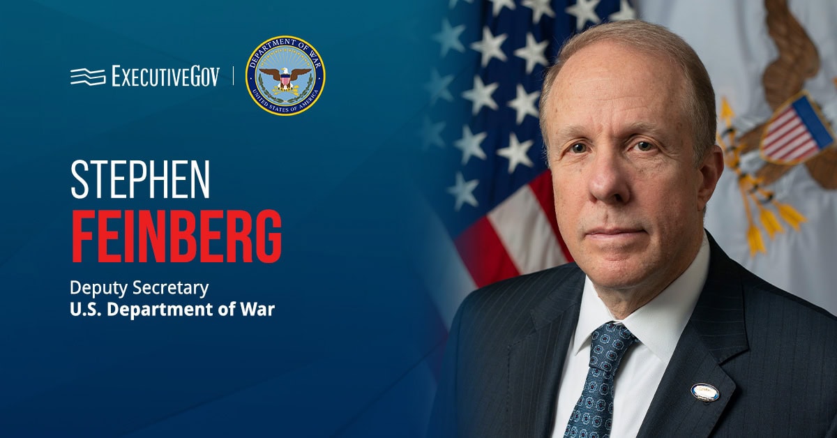 Stephen Feinberg. The Deputy Secretary of War intends to explore an automated system to enhance cost data transparency.