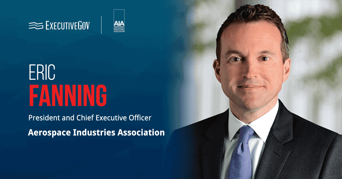 AIA President and CEO Eric Fanning. Fanning penned a letter to Congress outlining AIA's legislative priorities for 2026