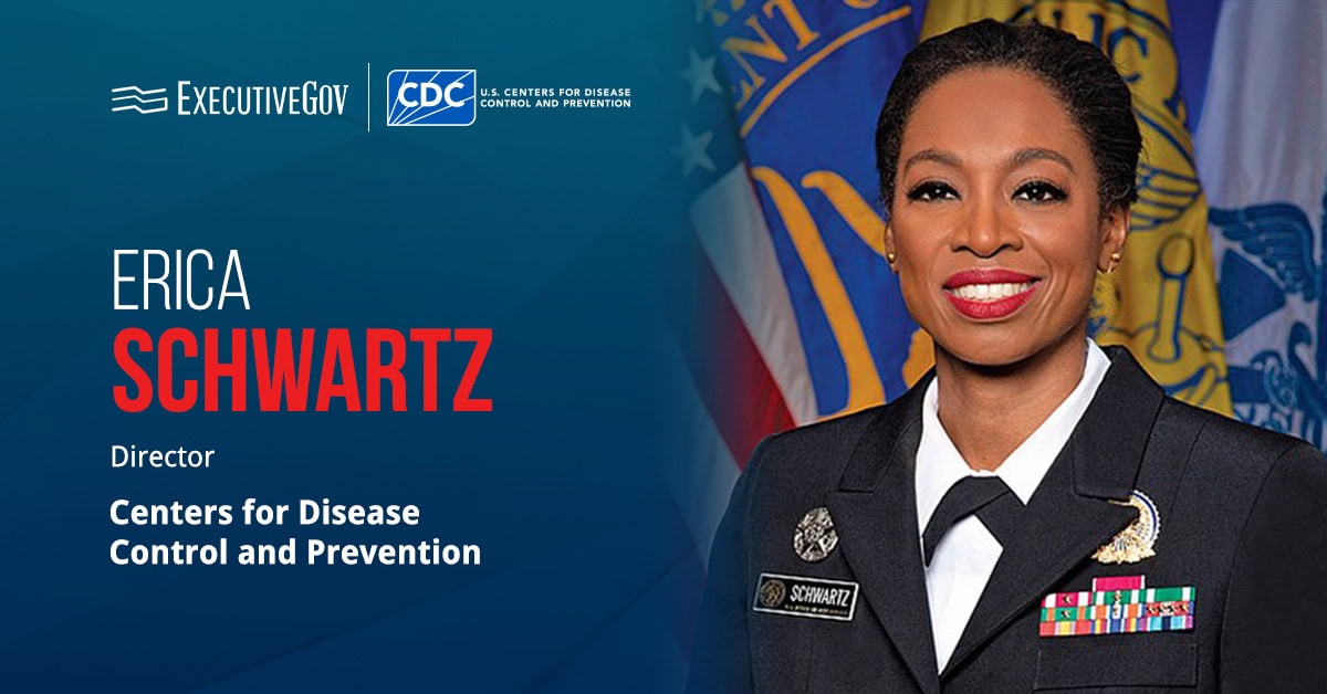 Erica Schwartz. The former deputy surgeon general has been confirmed as CDC director.