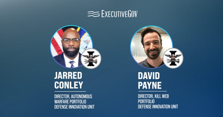 DIU Names New Directors to Lead Autonomous Warfare, Kill Web Portfolios Executive Gov Jarred Conley and David Payne. The two new Defense Innovation Unit directors will lead the autonomous warfare and kill web portfolios, respectively.
