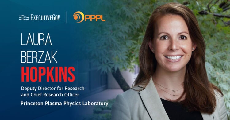 Laura Berzak Hopkins. She's chief research officer at PPPL.