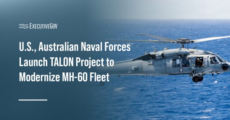 MH-60S. The aircraft will be modernized beginning with the Tailorable Architecture Leveraging Open-systems prototype project.