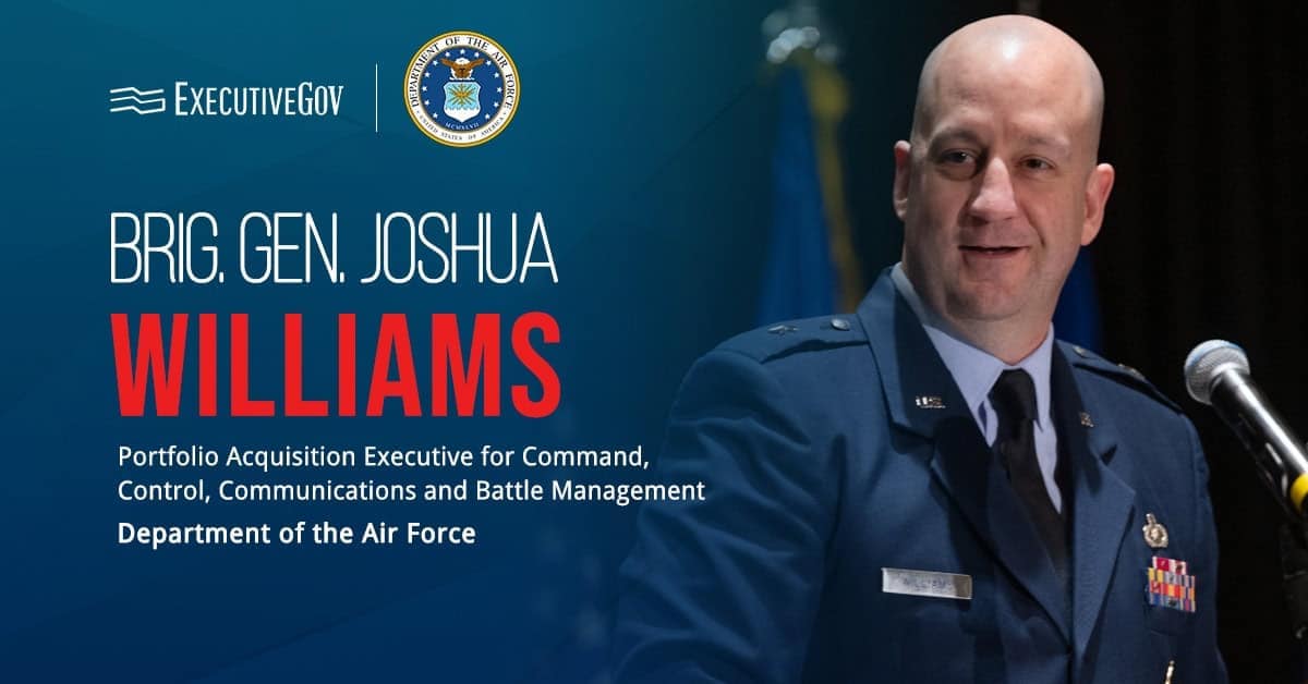 USAF Names Brig. Gen. Joshua Williams to Lead C3BM Acquisition Portfolio Executive Gov Brig. Gen. Joshua Williams. The new DAF PAE for C3BM will replace Brig. Gen. Jason Voorheis.