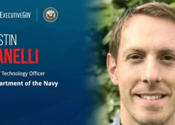 Justin Fanelli, chief technology officer at the Department of the Navy. Fanelli promotes the use of adaptive roadmaps