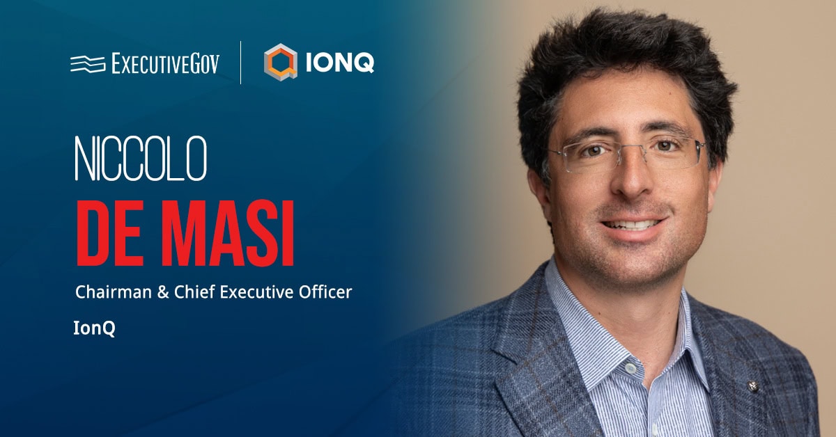 Niccolo de Masi. The IonQ CEO discussed the company's partnership with Sandia National Labs to advance quantum technology.