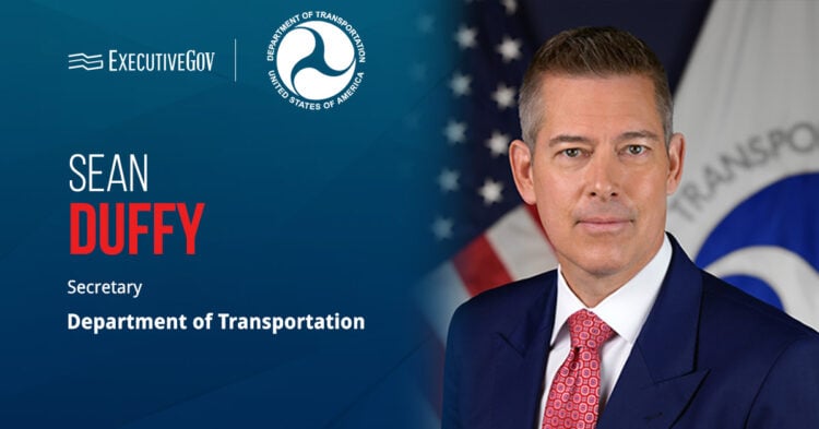 Sean Duffy. The Transportation Secretary announced FAA initiatives on new spaceport locations and airspace corridors.