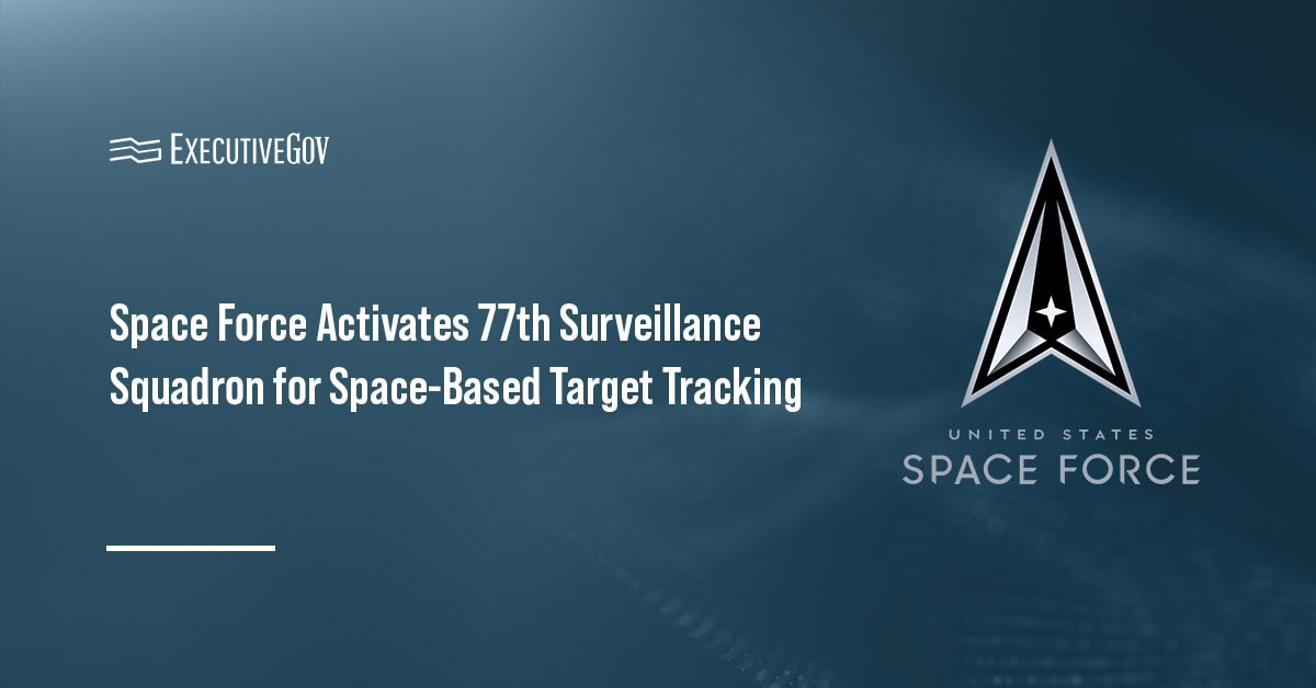 U.S. Space Force logo. Space Delta 7 has activated the 77th Surveillance Squadron for space-based target tracking.