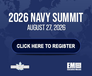 Navy Conducts Inaugural Regrained Mk 70 Rocket Motor Static Firing Executive Gov 2026 Navy Summit ad
