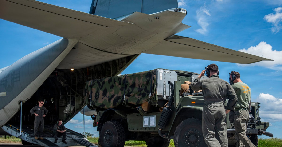 Nmesis. U.S. Marines unloaded a Navy-Marine Expeditionary Ship Interdiction System, or Nmesis, in the Philippines on June 19.