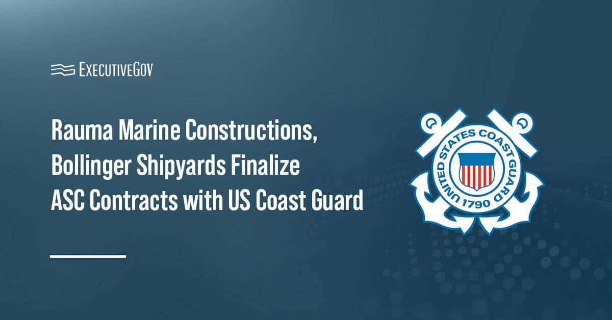 U.S. Coast Guard. The military branch finalized its delivery contracts with two companies for six Arctic security cutters.